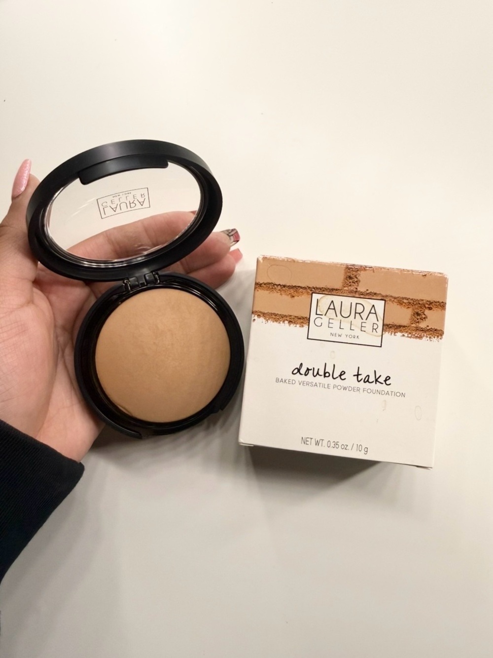 Laura Geller Double Take “Honey” Baked Powder Foundation